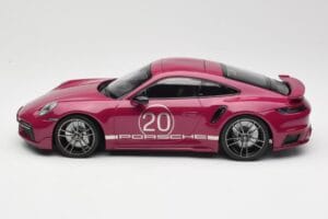 Porsche 911 992 Turbo S with Sport Design Package Red Minichamps 1:18 155069172 Diecast — photo 3 of 6
