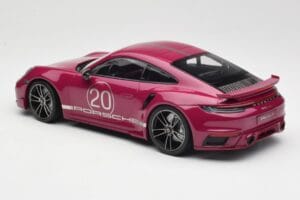 Porsche 911 992 Turbo S with Sport Design Package Red Minichamps 1:18 155069172 Diecast — photo 5 of 6