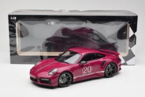Porsche 911 992 Turbo S with Sport Design Package Red Minichamps 1:18 155069172 Diecast — photo 6 of 6
