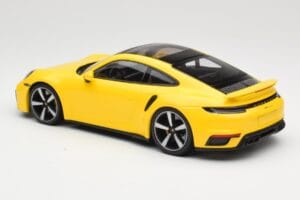 Porsche 911 992 Turbo S Yellow Minichamps 1:18 155069071 Diecast — photo 5 of 6