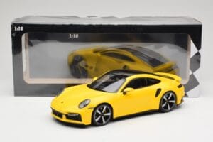 Porsche 911 992 Turbo S Yellow Minichamps 1:18 155069071 Diecast — photo 6 of 6