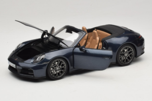 Porsche 911 992.2 Carrera Cabriolet Yachting Blue Norev 1:18 187180 Diecast — photo 2 of 8