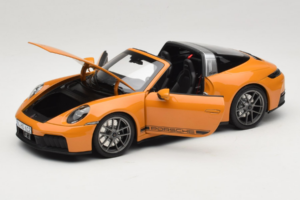 Porsche 911 992.2 Targa 4 GTS Bahama Yellow Norev 1:18 187190 Diecast — photo 2 of 10