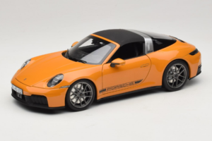 Porsche 911 992.2 Targa 4 GTS Bahama Yellow Norev 1:18 187190 Diecast — photo 3 of 10