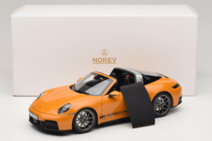 Porsche 911 992.2 Targa 4 GTS Bahama Yellow Norev 1:18 187190 Diecast — photo 10 of 10