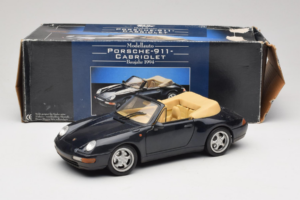 Porsche 911 993 Cabriolet Dark Blue Tchibo 1:18 46619 Diecast — photo 8 of 8