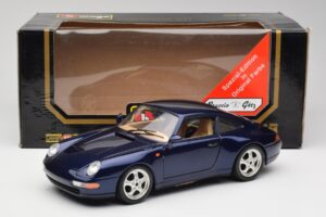 Porsche 911 993 Carrera Cup Blue Braccio & Gotz 1993 Bburago 1:18 3060-M1 Diecast — photo 8 of 8