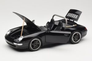 Porsche 911 993 Carrera Cabriolet Black Bburago 1:18 3090-M1 Diecast — photo 2 of 8