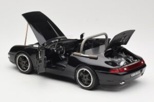 Porsche 911 993 Carrera Cabriolet Black Bburago 1:18 3090-M1 Diecast — photo 5 of 8
