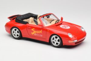 Porsche 911 993 Carrera Cabriolet Red Bburago 1:18 3090 Diecast — photo 6 of 8