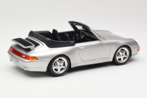 Porsche 911 993 Carrera Cabriolet Silver Bburago 1:18 18-12039 Diecast — photo 3 of 8