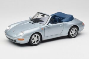 Porsche 911 993 Carrera Cabriolet Silver Maisto 1:18 100299-M1 Diecast