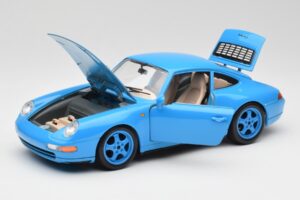 Porsche 911 993 Carrera Blue Bburago 1:18 3060 Diecast — photo 2 of 8