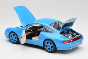 Porsche 911 993 Carrera Blue Bburago 1:18 3060 Diecast — photo 5 of 8