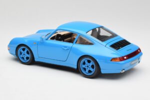 Porsche 911 993 Carrera Blue Bburago 1:18 3060 Diecast — photo 7 of 8