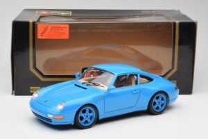 Porsche 911 993 Carrera Blue Bburago 1:18 3060 Diecast — photo 8 of 8