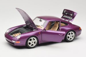 Porsche 911 993 Carrera Purple Bburago 1:18 3060-M2 Diecast — photo 2 of 8