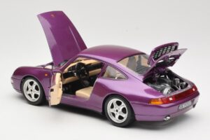 Porsche 911 993 Carrera Purple Bburago 1:18 3060-M2 Diecast — photo 5 of 8