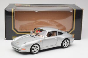 Porsche 911 993 Carrera Silver Bburago 1:18 3050-M1 Diecast — photo 2 of 8