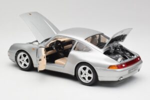 Porsche 911 993 Carrera Silver Bburago 1:18 3050-M1 Diecast — photo 7 of 8