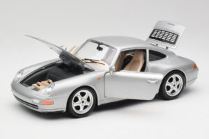 Porsche 911 993 Carrera Silver Bburago 1:18 3050-M1 Diecast — photo 8 of 8