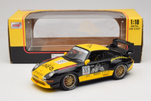 Porsche 911 993 GT2 #55 Black & Yellow Anson 1:18 30325-W Diecast — photo 5 of 6
