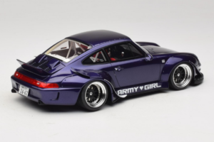 Porsche 911 993 RWB Army Girl Purple GT Spirit 1:18 GT562 Resin — photo 2 of 6