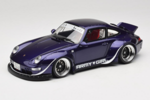 Porsche 911 993 RWB Army Girl Purple GT Spirit 1:18 GT562 Resin