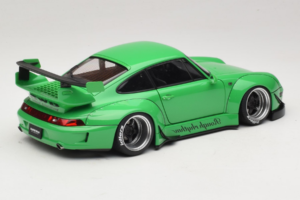 Porsche 911 993 RWB Green Gun Grey Wheels AUTOart 1:18 78151 Composite — photo 3 of 8