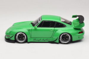 Porsche 911 993 RWB Green Gun Grey Wheels AUTOart 1:18 78151 Composite — photo 4 of 8