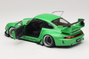 Porsche 911 993 RWB Green Gun Grey Wheels AUTOart 1:18 78151 Composite — photo 5 of 8