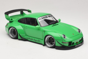 Porsche 911 993 RWB Green Gun Grey Wheels AUTOart 1:18 78151 Composite — photo 6 of 8