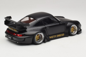Porsche 911 993 RWB Matt Black With Gold Wheels AUTOart 1:18 78154 Composite — photo 3 of 8