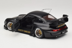 Porsche 911 993 RWB Matt Black With Gold Wheels AUTOart 1:18 78154 Composite — photo 5 of 8