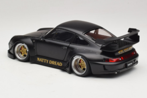 Porsche 911 993 RWB Matt Black With Gold Wheels AUTOart 1:18 78154 Composite — photo 7 of 8