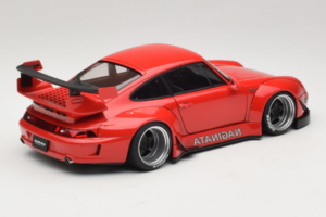 Porsche 911 993 RWB Red Gun Grey Wheels AUTOart 1:18 78153 Composite — photo 3 of 8