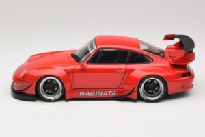 Porsche 911 993 RWB Red Gun Grey Wheels AUTOart 1:18 78153 Composite — photo 4 of 8