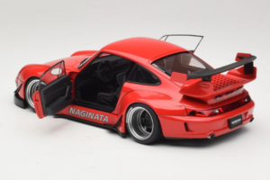 Porsche 911 993 RWB Red Gun Grey Wheels AUTOart 1:18 78153 Composite — photo 5 of 8