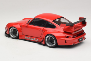 Porsche 911 993 RWB Red Gun Grey Wheels AUTOart 1:18 78153 Composite — photo 7 of 8