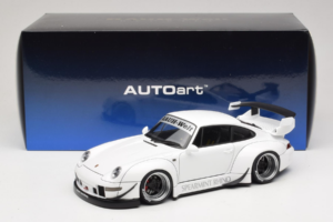 Porsche 911 993 RWB White Gun Grey Wheels AUTOart 1:18 78150 Composite — photo 8 of 8