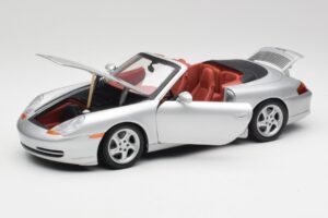 Porsche 911 996 Cabriolet Silver Gate 1:18 1052 Diecast — photo 2 of 8