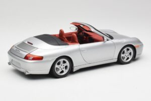 Porsche 911 996 Cabriolet Silver Gate 1:18 1052 Diecast — photo 3 of 8