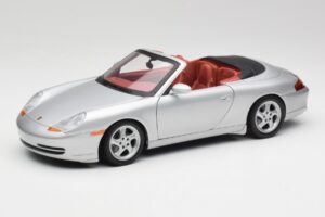 Porsche 911 996 Cabriolet Silver Gate 1:18 1052 Diecast