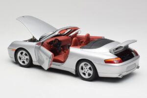 Porsche 911 996 Cabriolet Silver Gate 1:18 1052 Diecast — photo 5 of 8