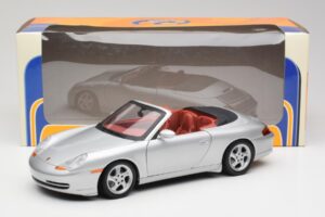Porsche 911 996 Cabriolet Silver Gate 1:18 1052 Diecast — photo 8 of 8