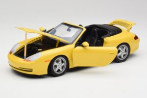 Porsche 911 996 Cabriolet Speed Yellow UT Models 1:18 27906 Diecast — photo 2 of 8