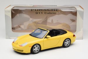 Porsche 911 996 Cabriolet Speed Yellow UT Models 1:18 27906 Diecast — photo 8 of 8