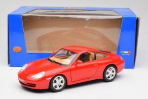 Porsche 911 996 Carrera 4 Red Bburago 1:18 30085 Diecast — photo 8 of 8