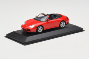 Porsche 911 996 Carrera 4S Cabriolet Red Minichamps 1:43 400062831 Diecast — photo 2 of 4