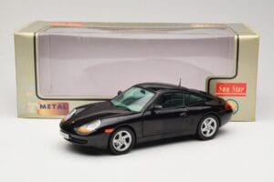 Porsche 911 996 Carrera Black Sun Star 1:18 1202 Diecast — photo 8 of 8